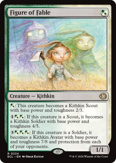 Figure of Fable (Lorwyn Eclipsed) Light Play Foil