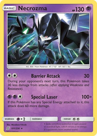 Necrozma (SM - Unified Minds) Near Mint Reverse Holofoil
