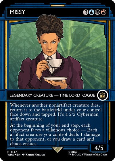 Missy (Showcase) (Surge Foil) (Universes Beyond: Doctor Who) Near Mint Foil