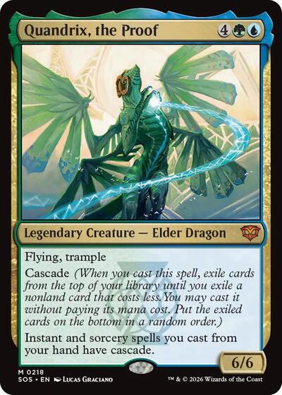 Quandrix, the Proof (Secrets of Strixhaven) Light Play Foil