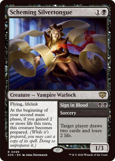 Scheming Silvertongue (Secrets of Strixhaven) Near Mint