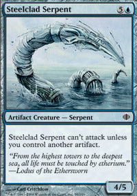 Steelclad Serpent (Shards of Alara) Medium Play Foil