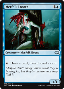 Merfolk Looter (Duel Decks: Merfolk vs Goblins) Light Play