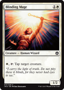 Blinding Mage (Iconic Masters) Light Play Foil