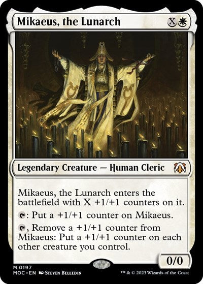 Mikaeus, the Lunarch (Commander: March of the Machine) Near Mint