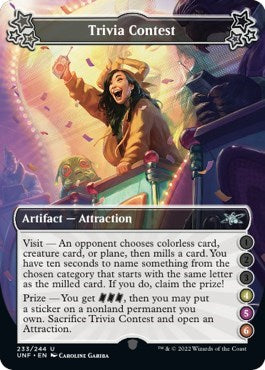 Trivia Contest (4-5-6) (Unfinity) Light Play Foil