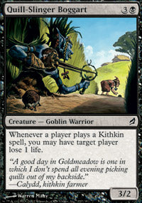 Quill-Slinger Boggart (Lorwyn) Light Play Foil