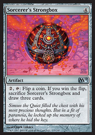 Sorcerer's Strongbox (Magic 2011 Core Set) Medium Play