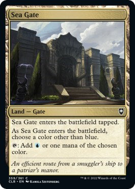 Sea Gate (Commander Legends: Battle for Baldur's Gate) Light Play