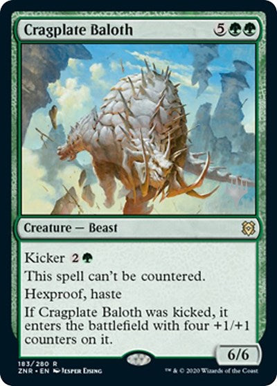 Cragplate Baloth (Promo Pack: Zendikar Rising) Near Mint