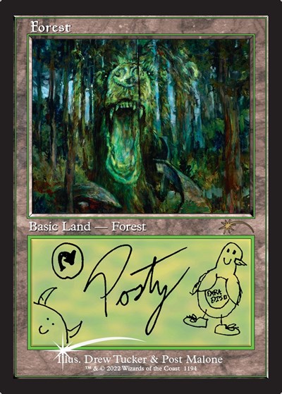 Forest (Post Malone) (Secret Lair) Near Mint Foil