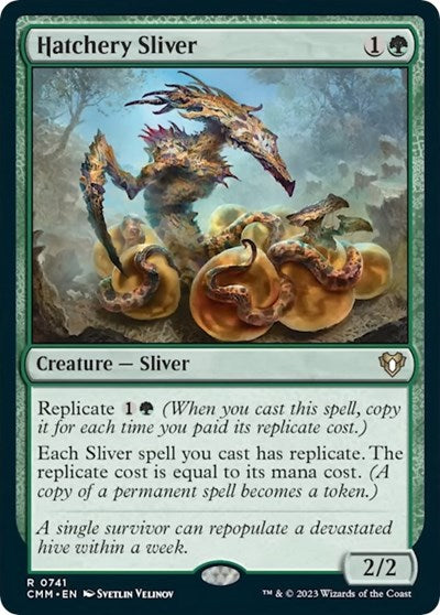 Hatchery Sliver (Commander Masters) Light Play