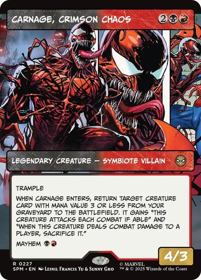 Carnage  Crimson Chaos  Borderless|1|0|0.00