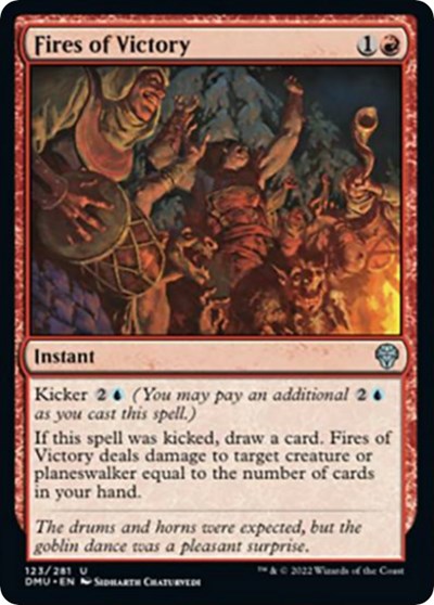 Fires of Victory (Dominaria United) Near Mint Foil