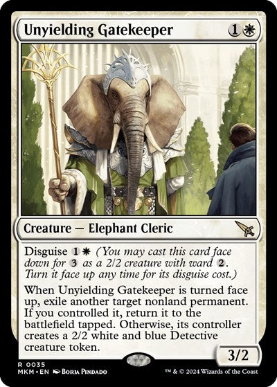 Unyielding Gatekeeper (Murders at Karlov Manor) Near Mint Foil