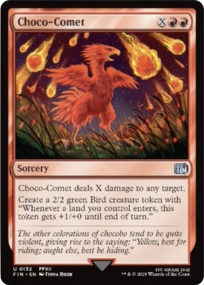 Choco-Comet (Universes Beyond: FINAL FANTASY) Light Play Foil