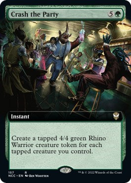 Crash the Party (Extended Art) (Commander: Streets of New Capenna) Light Play