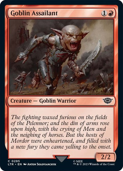 Goblin Assailant (Universes Beyond: The Lord of the Rings: Tales of Middle-earth) Near Mint