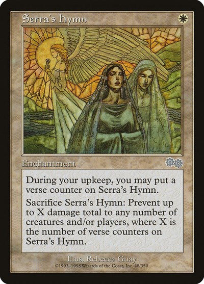 Serra's Hymn (Urza's Saga) Light Play