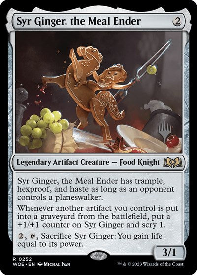Syr Ginger, the Meal Ender (Promo Pack: Wilds of Eldraine) Near Mint Foil