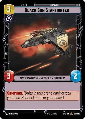 Black Sun Starfighter (Shadows of the Galaxy) Near Mint Foil