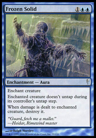 Frozen Solid (Coldsnap) Medium Play Foil
