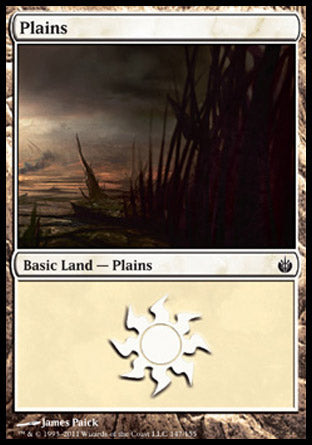 Plains (147) (Mirrodin Besieged) Near Mint