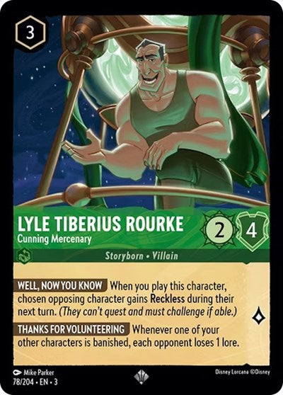 Lyle Tiberius Rourke - Cunning Mercenary (Into the Inklands) Near Mint