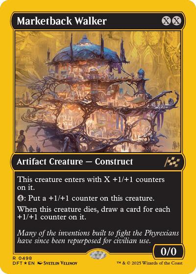 Marketback Walker (First-Place Foil) (Aetherdrift) Near Mint Foil