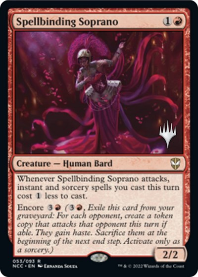 Spellbinding Soprano (Promo Pack: Streets of New Capenna) Light Play Foil