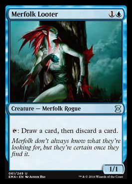 Merfolk Looter (Eternal Masters) Light Play Foil