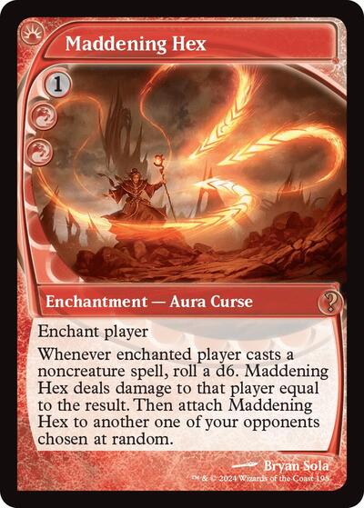Maddening Hex (Future Sight) (Mystery Booster 2) Medium Play Foil