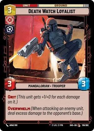 Death Watch Loyalist (Shadows of the Galaxy) Near Mint Foil