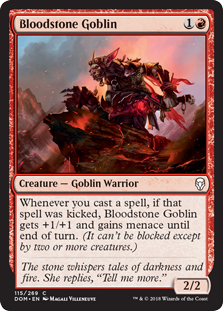Bloodstone Goblin (Dominaria) Light Play