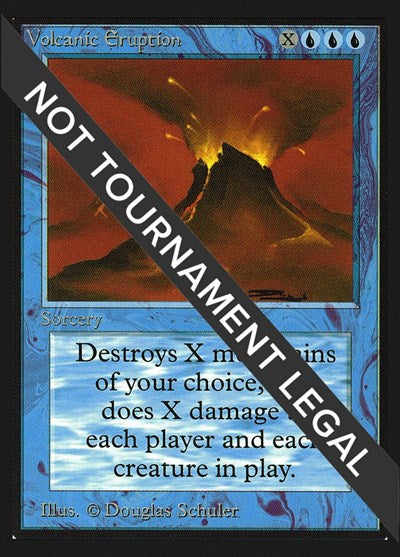 Volcanic Eruption (IE) (International Edition) Near Mint