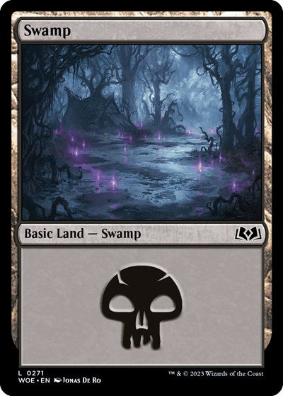 Swamp (0271) (Wilds of Eldraine) Medium Play Foil
