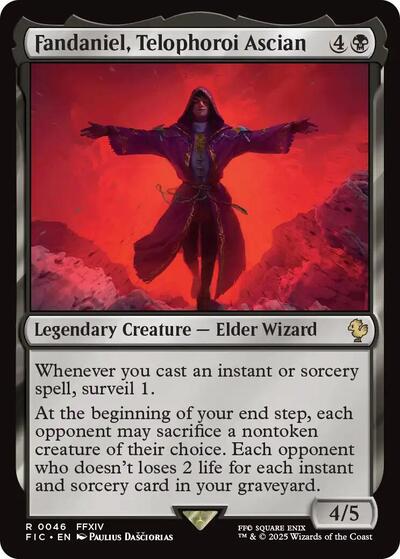 Fandaniel, Telophoroi Ascian (Surge Foil) (Commander: FINAL FANTASY) Light Play Foil