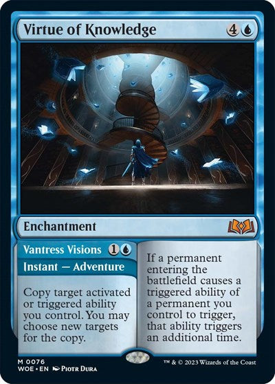 Virtue of Knowledge (Wilds of Eldraine) Near Mint