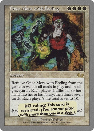 Once More with Feeling (Unglued) Medium Play