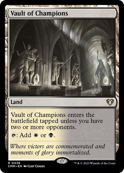 Vault of Champions (Commander Masters) Damaged / Poor