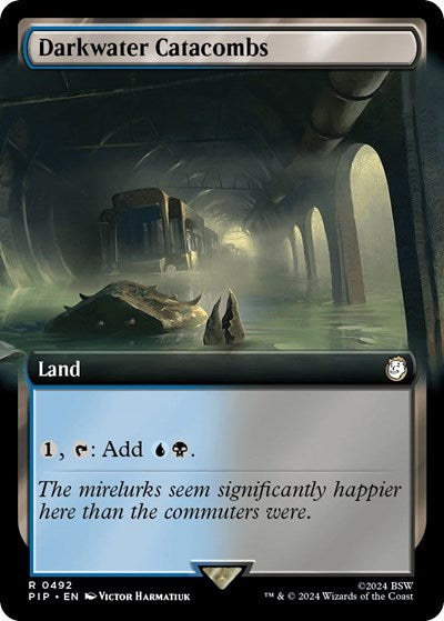 Darkwater Catacombs (Extended Art) (Universes Beyond: Fallout) Near Mint Foil
