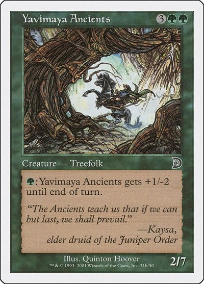 Yavimaya Ancients (b) (Promos: Deckmasters Garfield vs Finkel) Medium Play