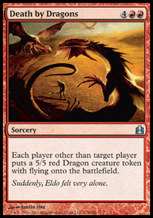 Death by Dragons (Commander) Medium Play