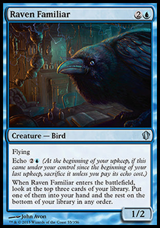 Raven Familiar (Commander 2013 Edition) Light Play