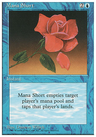Mana Short (4th Edition) Damaged / Poor
