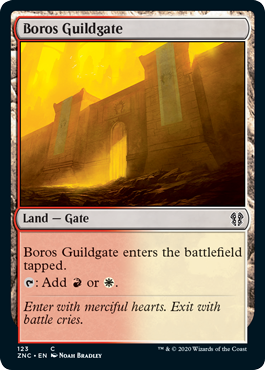 Boros Guildgate (Commander 2020 Zendikar Rising) Light Play