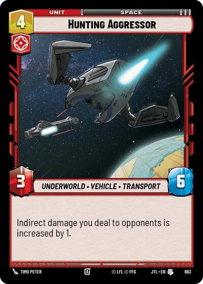 Hunting Aggressor (Foil) (Jump to Lightspeed) Near Mint Foil