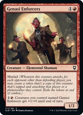 Genasi Enforcers (Commander Legends: Battle for Baldur's Gate) Light Play Foil