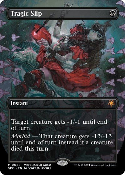 Tragic Slip (Borderless) (Special Guests) Near Mint Foil