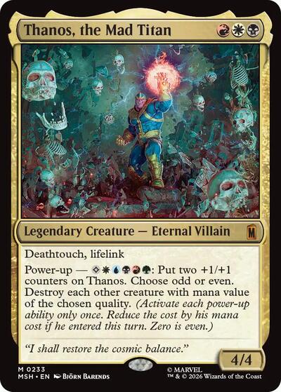 Thanos, the Mad Titan | MTG Cards | Journey's End Games